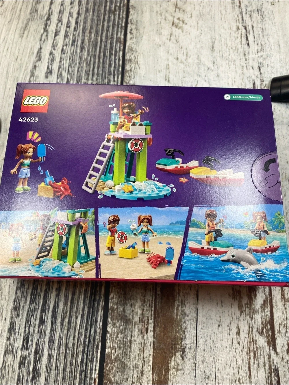 LEGO Friends Beach Water Scooter Fun Set 42623 – 84 pcs – New in Box 🏖️🐬